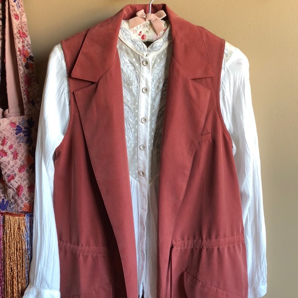 🦋 Anthropologie duster vest M - Picture 3 of 7